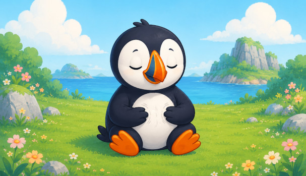 Just Breathe: a calm guided breathing scene