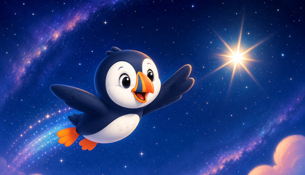 Star Catcher: a night sky scene with stars to catch